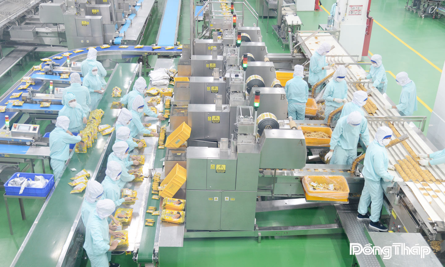 Hoạt động sản xuất tại Công ty TNHH Want Want Việt Nam.