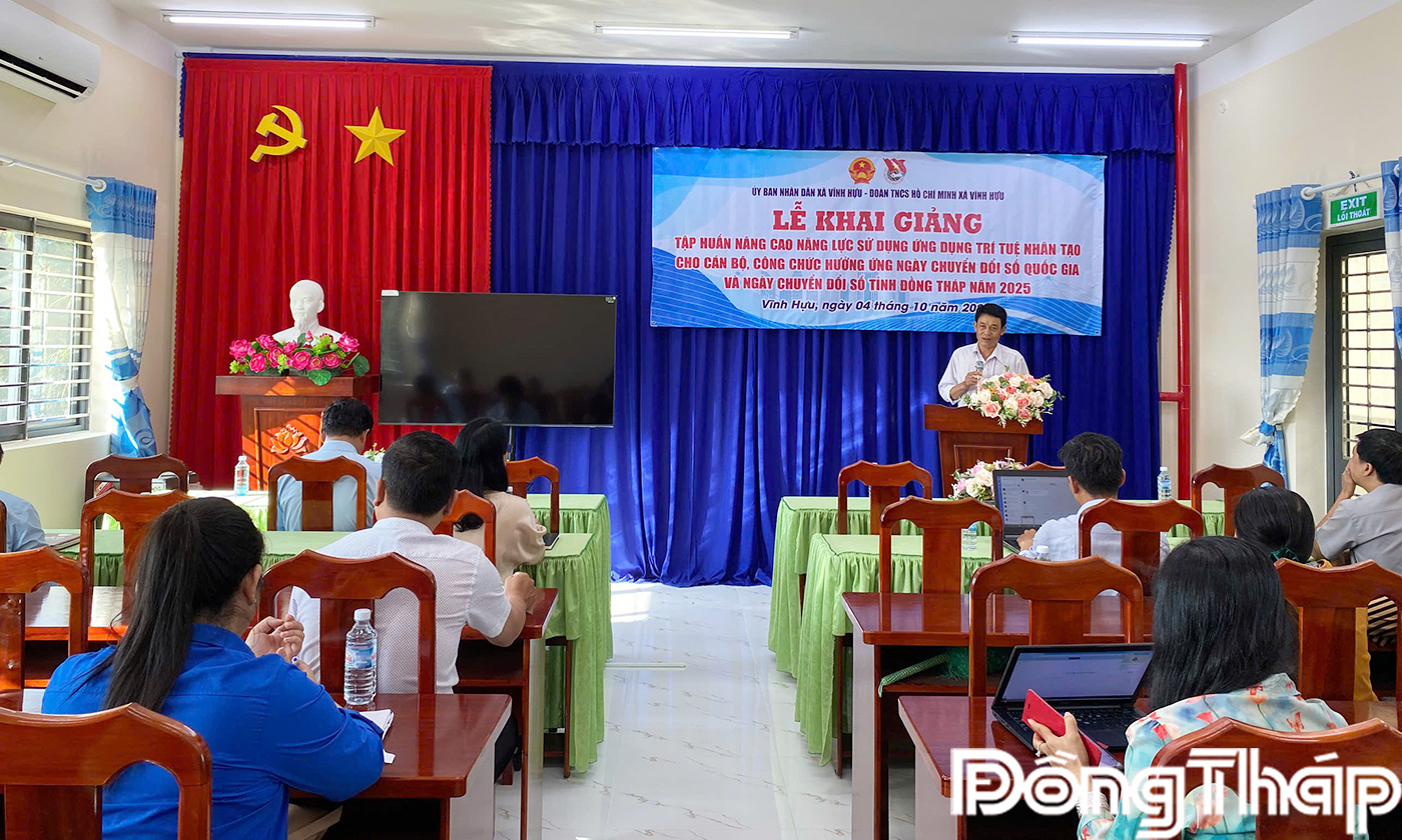 Lễ khai giảng lớp tập huấn